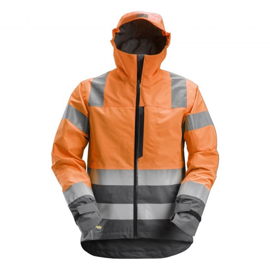 Snickers 1330 AllroundWork Class 3 Hi Vis WP Shell Jacket